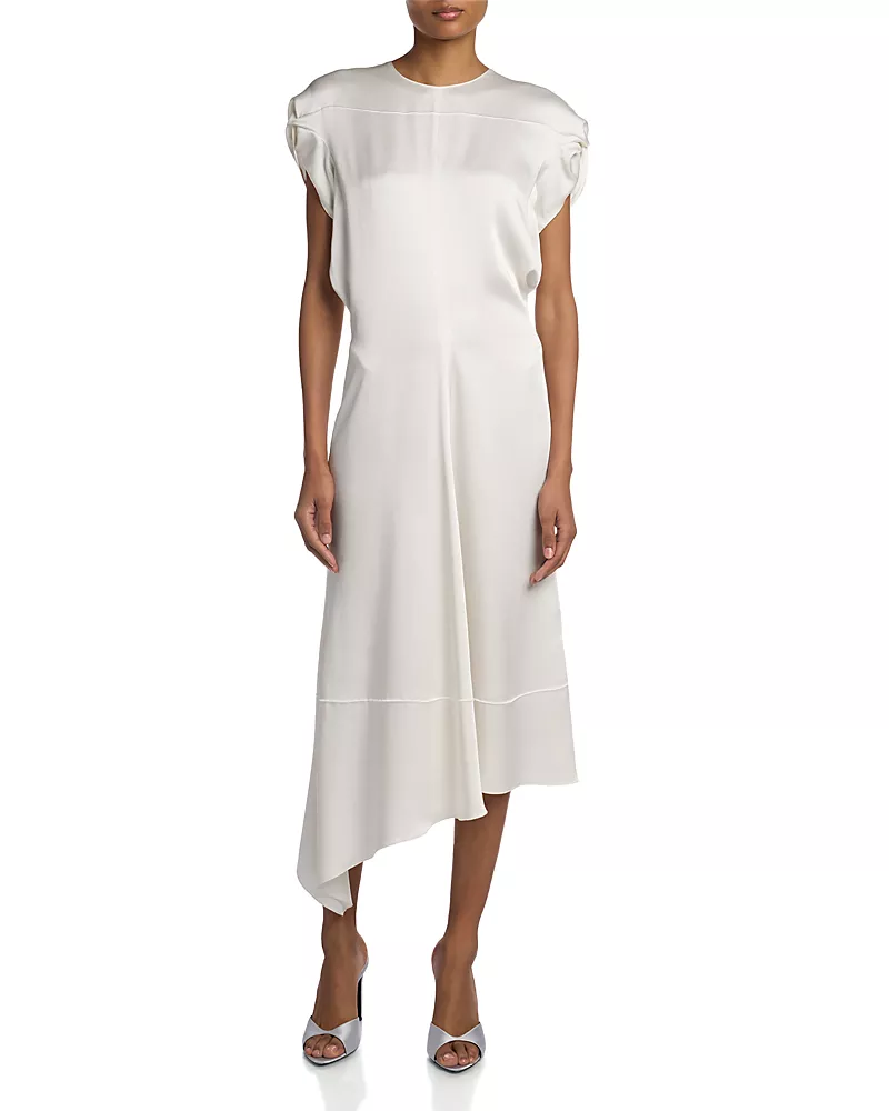 Victoria Beckham Twist Shoulder Dress