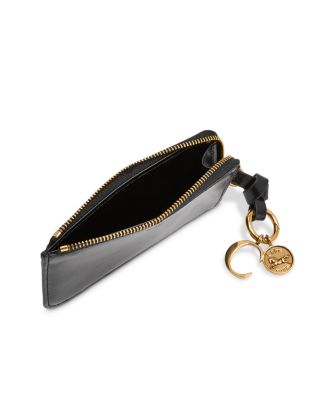 Alphabet Small Leather Zip Wallet