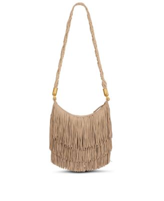  Ebene Hobo Fringed Suede Bag