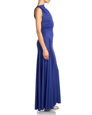 Sleeveless Draped Gown