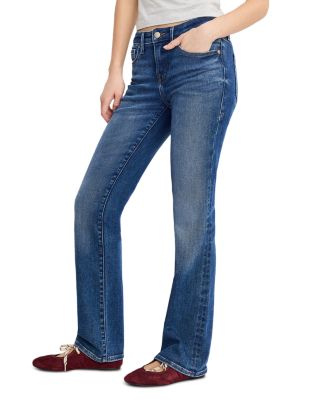 Good Low Rise Bootcut Jeans in Indigo1218
