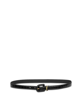 Cassandre Covered U Buckle Thin Belt