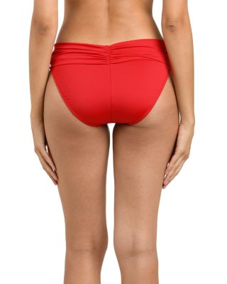 Island Gathered Halter Bikini Top & Shirred Bikini Bottom