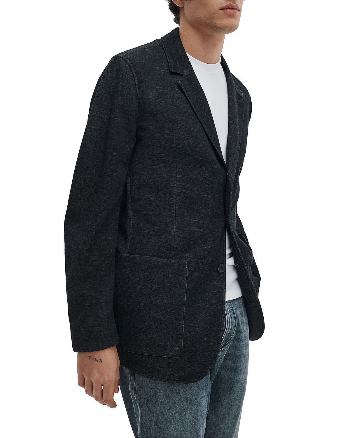 rag & bone Classic Fit Vincent Knit Blazer