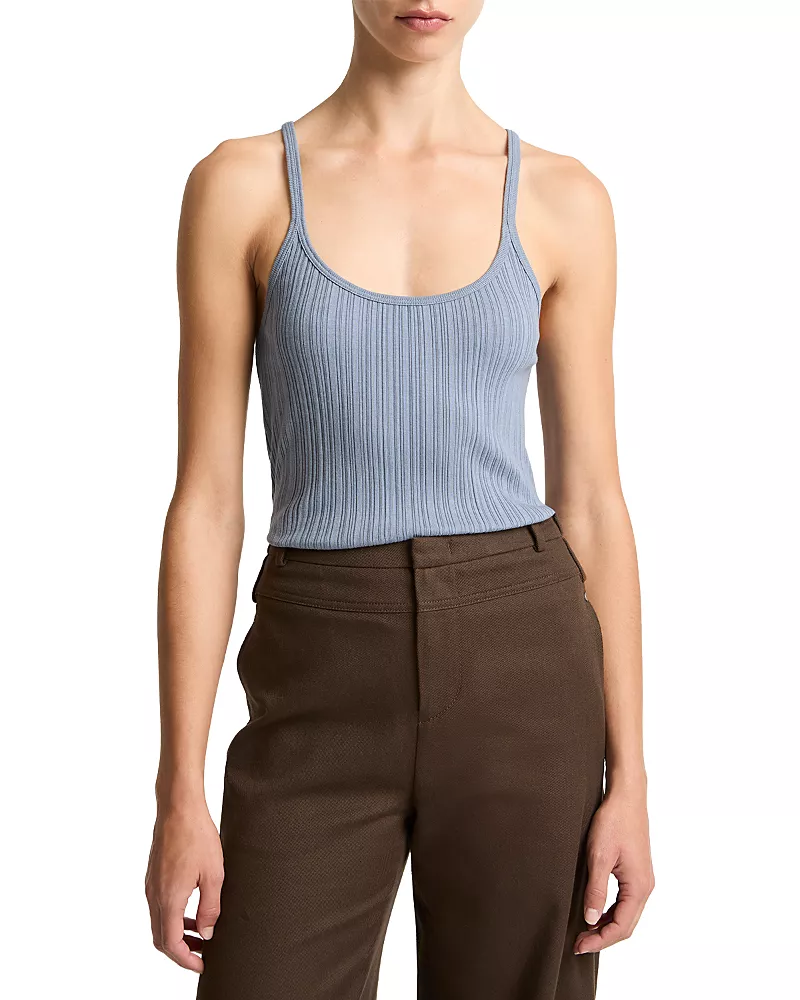 Vince Rib Knit Tank Top