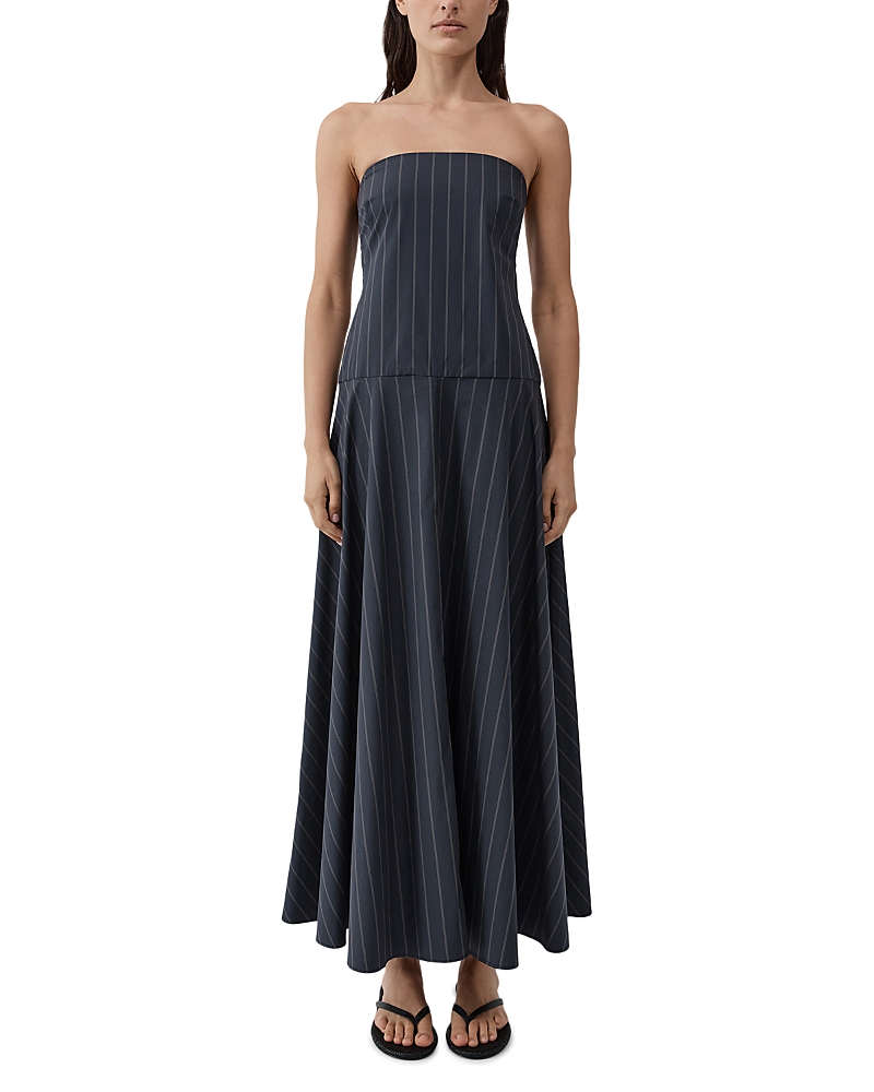 St. Agni Strapless Rouleau Dress