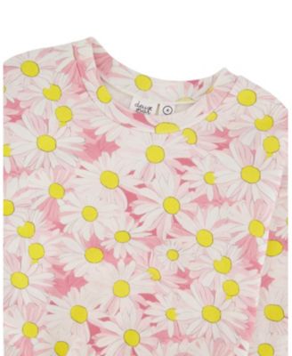 Girls' French Terry Daisies Sweatshirt - Big Kid