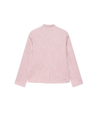  Women's Cotton Blend Boucle Jacket