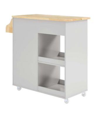 Culinary Kitchen Cart with Spice Rack