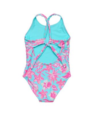 Girls' Tropical Glow X Back Swimsuit - Little Kid, Big Kid