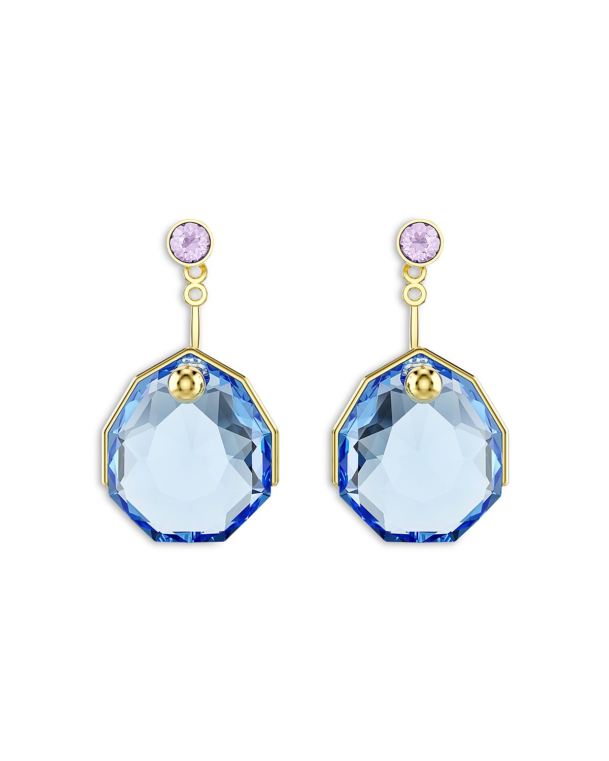 Swarovski Gema Mixed Crystal Drop Earrings