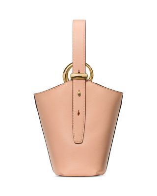 Halo Mini Leather Bucket Bag