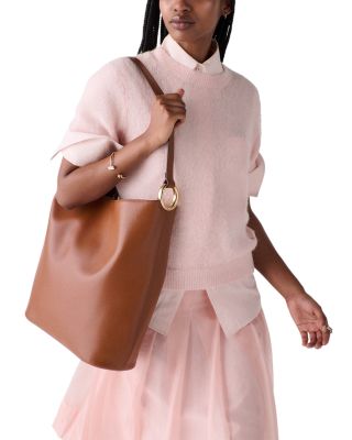 Halo Large Leather Bucket Bag
