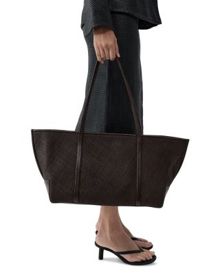Bateau Woven Leather Tote