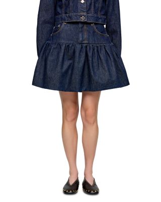 Denim Bubble Skirt