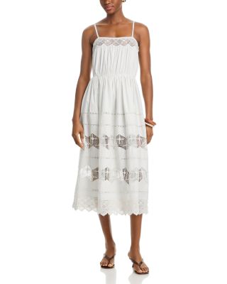 The Rosette Crochet Midi Dress