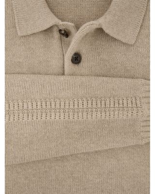 Ribbed Button Sweater