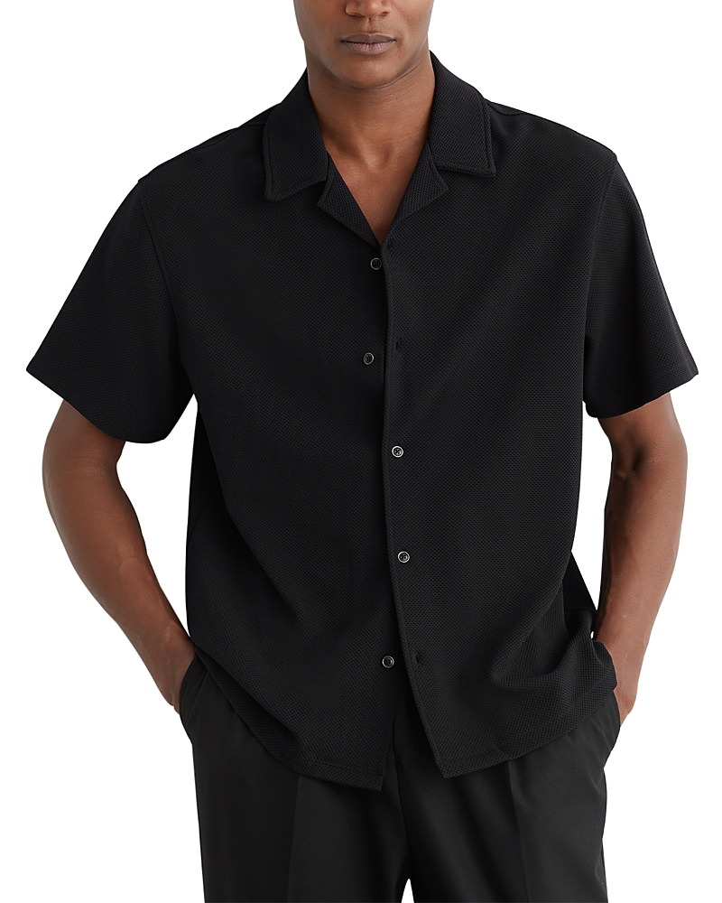 Reiss Textured Cuban Shirt