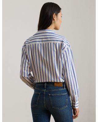 Relaxed Fit Striped Broadcloth Shirt