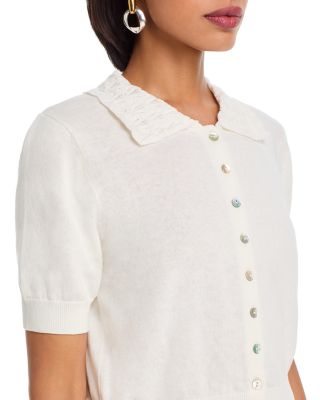 Ariel Peter Pan Collar Cardigan