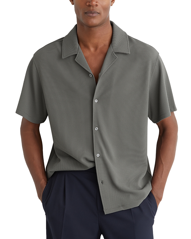 Reiss Textured Cuban Shirt