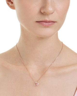 Constella Dancing Stone Pendant Necklace, 14.87-17.75"