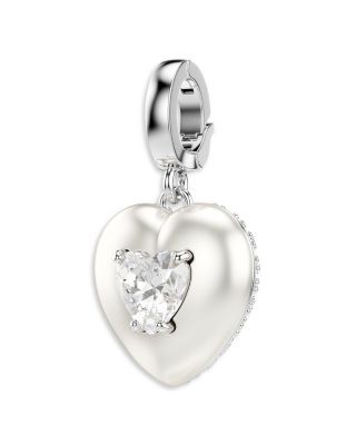 Idyllia Crystal & Cubic Zirconia Heart Charm