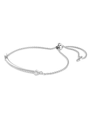 Idyllia Crystal & Cubic Zirconia Arrow Slider Bracelet