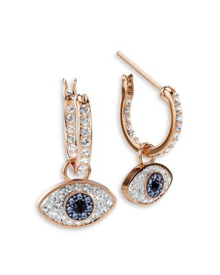 Dextera Evil Eye Hoop Earrings