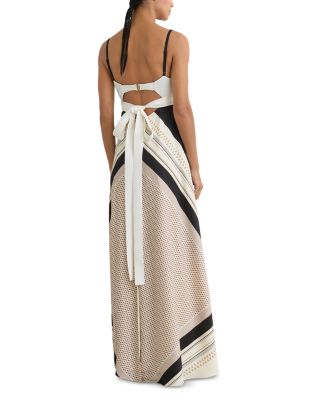 Myra Scarf Print Maxi Dress
