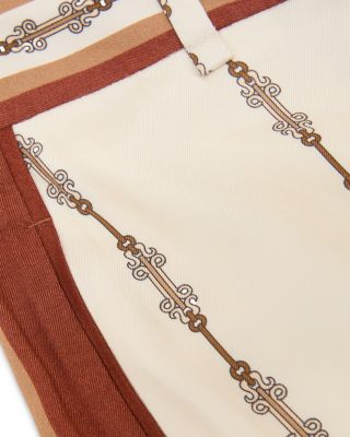 Lydia Chain Print Wide Leg Pants