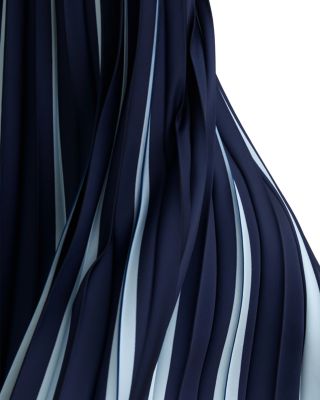 Serena Two Tone Pleated Midi Skirt