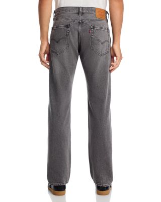 501 Relaxed Fit Jeans in Black Ash Selvedge - Exclusive