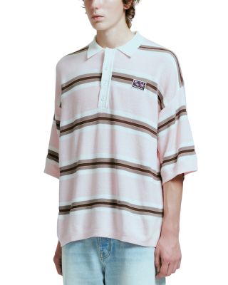 Knit Striped Polo