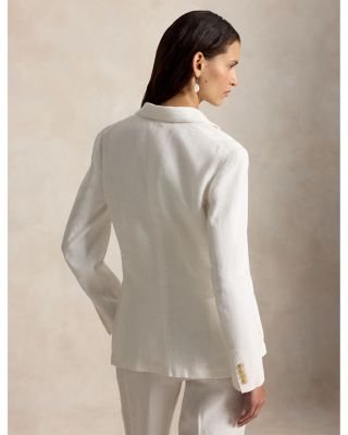 Single Breasted Linen Blazer