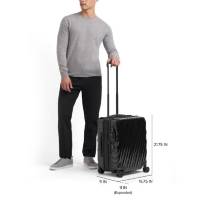 19 Degree Continental Expandable 4-Wheel Carry-On