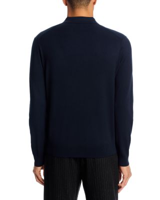 Polo Quarter Zip in Fine Bilen