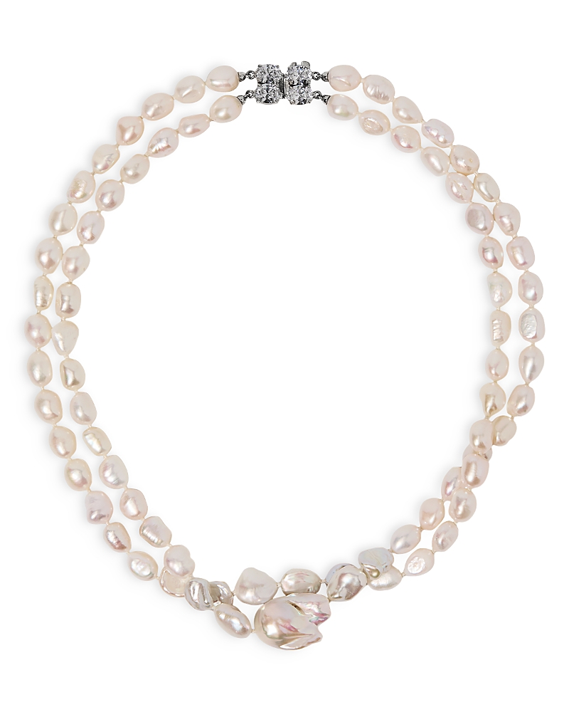 Nadri Madrid Double Strand Freshwater Pearl Necklace, 16
