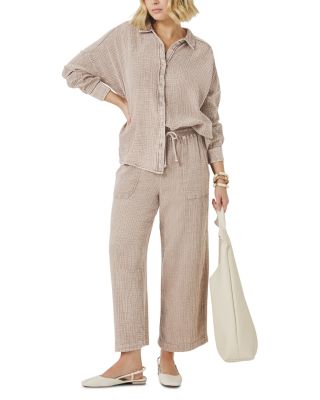 Ava Gauze Button Down Shirt