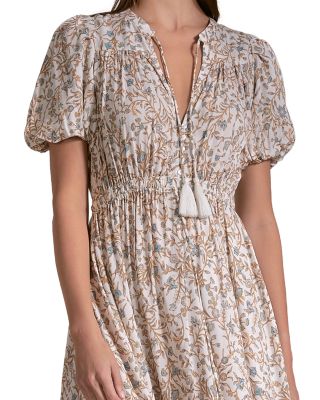 Split Neck Maxi Dress