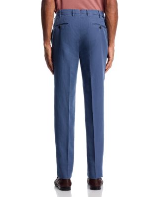 Incotex Regular Fit Linen & Cotton Garment-Dyed Chinolino Pants