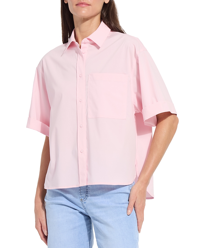 Lysse Plus Corinna Oversized Cropped Shirt