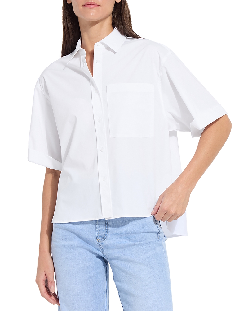 Lysse Plus Corinna Oversized Cropped Shirt