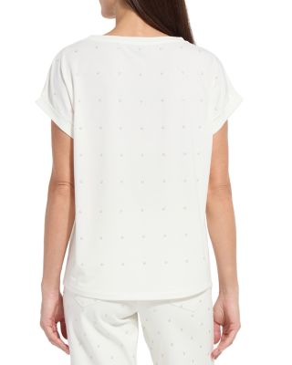 Nisha Metal Heatset Pearl Top