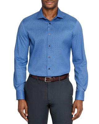 Slim Fit Micro Geo Reworked Dress Shirt