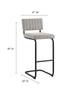 Parity Boucle Bar Stools, Set of 2