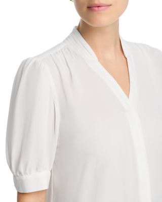 Short Sleeve V-Neck Top