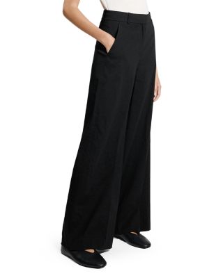 High Waist Wide Leg Trousers 
