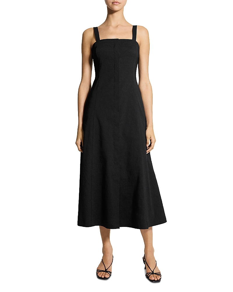 Theory Square Neck Midi Dress