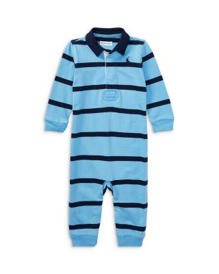 Boys' Rugby Stripe Coverall - Baby